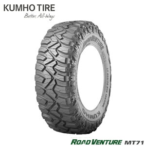 285/70R17 121/118Q (1�{/2�{/4�{)�������� �N���z�^�C�� �T�}�[�^�C�� KUMUHO ROAD VENTURE MT71 ���[�h �x���`���[ MT71 (17�C���`)