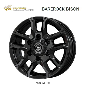  R[ZC xAbN oC\ 6.5J-16 +38 6H-139.7 Vi KOSEI BAREROCK BISON (GBK) (16C`) 6H139.7 6.5J+38 (1{/2{/4{)