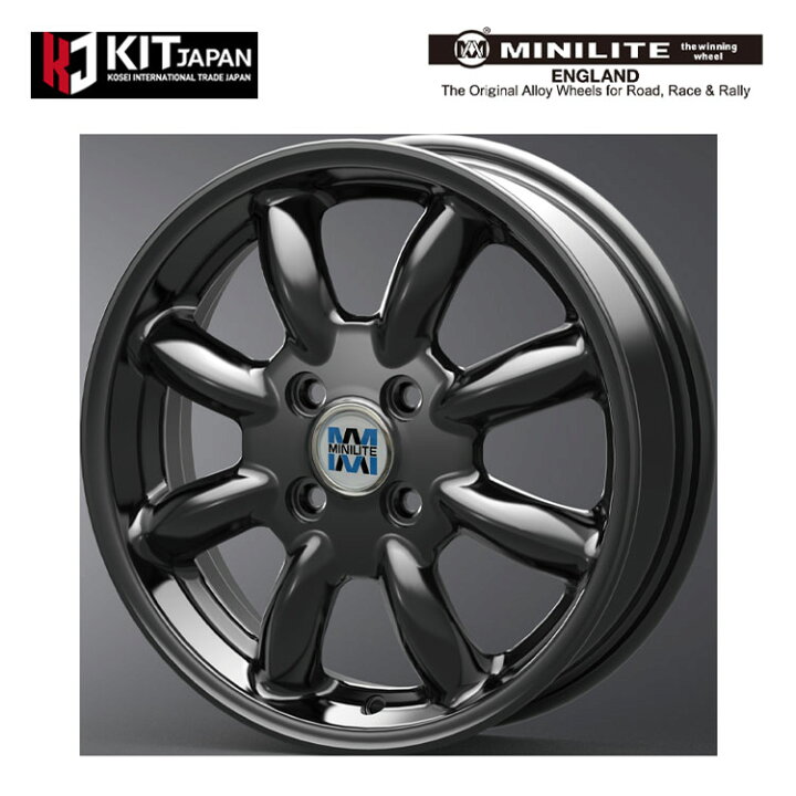 楽天市場】送料無料 コーセイ ミニライト 4.5J-15 +45 4H-100 MINILITE 