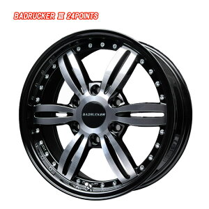 送料無料 ラブラーク 415コブラ バッドラッカーIII 24Points 8J-18 +38 6H-139.7 LOVELARK 415 COBRA BADRUCKER III 24Points (18インチ) 6H139.7 8J+38 (1本/2本/4本)