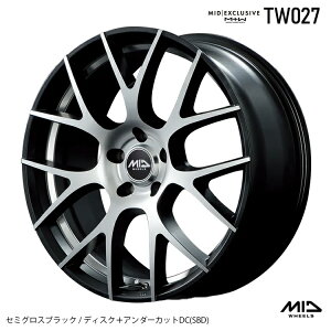 18�C���` 5H114.3 7J 7J+40 5�� �e�B�[�_�u�����[027 �z�C�[�� (1�{/2�{/4�{) �Z�~�O���X�u���b�N/�f�B�X�N+�A���_�[�J�b�gDC (SBD) MID EXCLUSIVE TW027 �������� �G���A�C�f�B