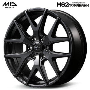  MIDzC[ iCgp[ M62g}z[N 9J-18 +0 6H-139.7 Vi MID WHEELS NITRO POWER M62TOMAHAWK (18C`) 6H139.7 9J+0 (1{/2{/4{)