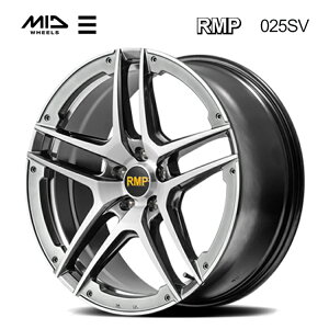 送料無料 エムアイディーホイール 025SV 7.5J-19 +48 5H-114.3 新品 MID EXCLUSIVE 025SV (HYMB/UC) (19インチ) 5H114.3 7.5J+48 (1本/2本/4本)