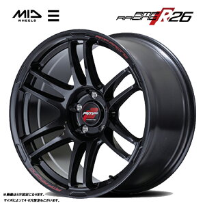 �y���������}���\�� 7/4 20���`�z17�C���` 5H114.3 7J 7J+48 5�� R26 �z�C�[�� (1�{/2�{/4�{) �N���X�^���u���b�N(CLBK) MID RACING R26 (CLBK) �������� �G���A�C�f�B�[�z�C�[��