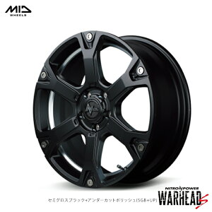  iCgp[ EH[wbh GX 7J-18 +45 5H-114.3 Vi NITRO POWER WARHEAD S (SGB+UP) (18C`) 5H114.3 7J+45 (1{/2{/4{)