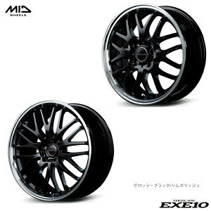 y10/24 20` }\ X^[gz GACfB[zC[ GO[e 7J-17 +50 5H-100 Vi MID WHEELS EXE10 (17C`) 5H100 7J+50 (1{/2{/4{)