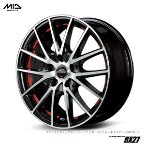  GACfB[zC[ RX27 6J-15 +52 5H-114.3 Vi MID WHEELS RX27 (BMP/UCR) (15C`) 5H114.3 6J+52 (1{/2{/4{)