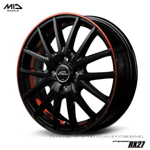  GACfB[zC[ RX27 7J-17 +38 5H-114.3 Vi MID WHEELS RX27 (BK/RUP+RC) (17C`) 5H114.3 7J+38 (1{/2{/4{)