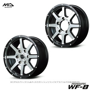 17�C���` 6H139.7 7.5J 7.5J+25 6�� ���[�h�}�b�N�X �_�u���G�t�G�C�g �z�C�[�� (1�{/2�{/4�{) �Z�~�O���X�u���b�N/����&�f�B�X�N�|���b�V��/�t�����W�s�A�X�h�����h(SGB/RDP/FP) MID WHEELS ROADMAX WF-8 ����