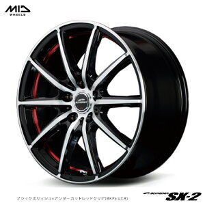  GACfB[ zC[ ViC_[ SX-2 8.5J-18 +55 5H-114.3 Vi MID WHEELS SCHNEIDER SX-2 (BKP+UCR) (18C`) 5H114.3 8.5J+55 (1{/2{/4{)