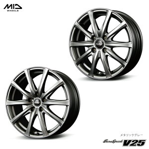 y}\ 10/17 9:59܂Łz GACfB[ zC[ [Xs[h uCj[S[ 6J-15 +51 5H-114.3 Vi MID WHEELS EuroSpeed V25 (15C`) 5H114.3 6J+51 (1{/2{/4{)