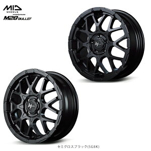  iCgp[ M28 obg 6J-16 +40 4H-100 Vi NITRO POWER M28 BULLET (SGBK) (16C`) 4H100 6J+40 (1{/2{/4{)