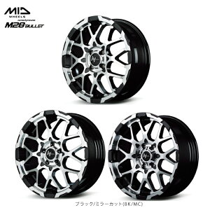  iCgp[ M28 obg 6J-16 +40 4H-100 Vi NITRO POWER M28 BULLET(BK/MC) (16C`) 4H100 6J+40 (1{/2{/4{)