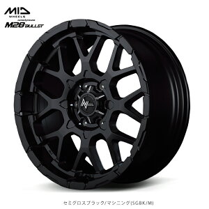  iCgp[ M28 obg 6.5J-16 +38 6H-139.7 Vi NITRO POWER M28 BULLET (SGBK/M) (16C`) 6H139.7 6.5J+38 (1{/2{/4{)