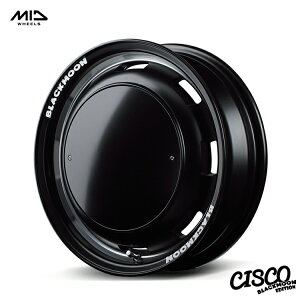  GACfB[zC[ KVA VXR ubN[ GfBV 6J-15 +33 6H-139.7 Vi MID WHEELS Garcia CISCO BLACKMOON EDITION (15C`) 6H139.7 6J+33 (1{/2{/4{)