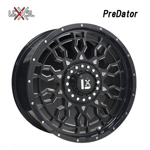 18�C���` 6H139.7 8.5J 8.5J+25 6�� ���N�Z�� �v���f�^�[ for offroad style �z�C�[�� (1�{/2�{/4�{) �u���b�N/�~���h�[�u���b�N�N���A OFFBEAT LEXXEL PreDator for offroad style �������� �I�t�r�[�g