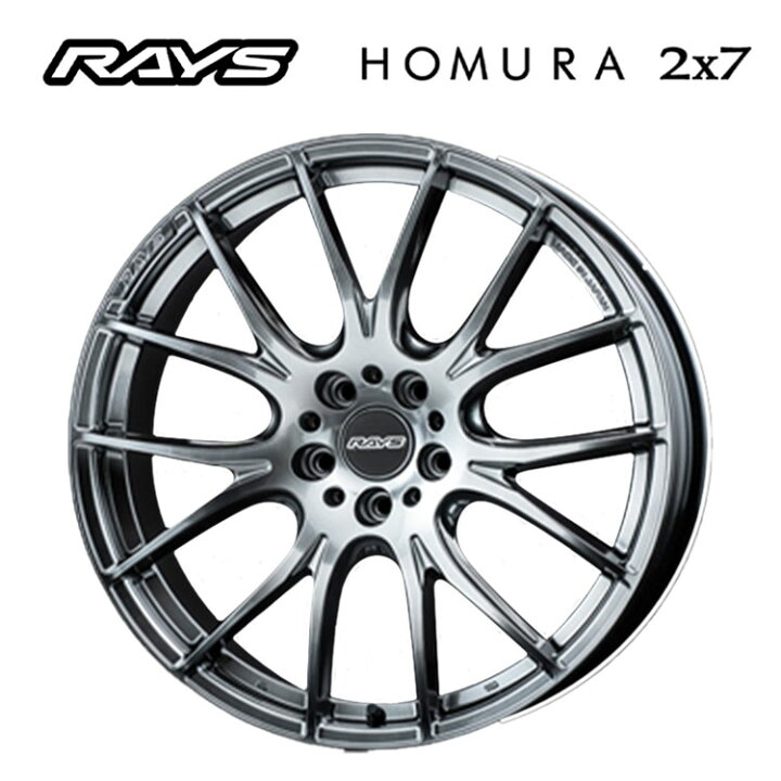 楽天市場】20インチ 5H114.3 8.5J 8.5J+38 5穴 ホムラ 2x7 ホイール (1 