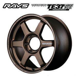  CY 8.5J-18 +44 6H-139.7 RAYS VOLK RACING TE37 LARGE P.C.D. PROGRESSIVE MODEL2 (BR) (18C`) 6H139.7 8.5J+44 (1{/2{/4{)