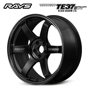  CY {N[VO TE37 SAGA S-plus Black Shadow 8.5J-19 +22 5H-112 RAYS VOLK RACING TE37 SAGA S-plus Black Shadow (19C`) 5H112 8.5J+22 (1{/2{/4{)