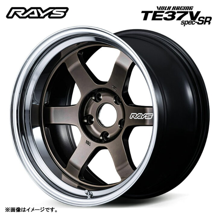 楽天市場】17インチ 5H114.3 9.5J 9.5J-15 5穴 ボルクレーシング TE37V 