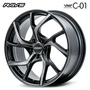 19�C���` 5H112 9.5J 9.5J+50 5�� VMF C-01 PREMIUM �z�C�[�� (1�{/2�{/4�{) �_�C�������h�J�b�g/�}�b�g�g�����X���[�Z���g�u���b�N RAYS VMF C-01 PREMIUM �������� ���C�Y