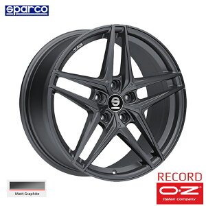  XpR R[h 8J-18 +45 5H-114.3 OZ sparco RECORD (MG) (18C`) 5H114.3 8J+45 (1{/2{/4{)