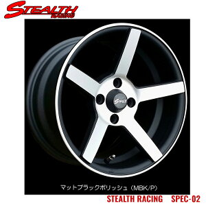  gXgWp XeX[VO XybN02 6.5J-15 +38 4H-100 Trust Japan STEALTH RACING SPEC-02 (15C`) 4H100 6.5J+38 (1{/2{/4{)