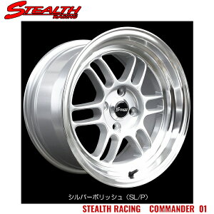  gXgWp XeX[VO R}_[ 01 8J-15 +20 4H-100 Trust Japan STEALTH RACING COMMANDER 01 (15C`) 4H100 8J+20 (1{/2{/4{)