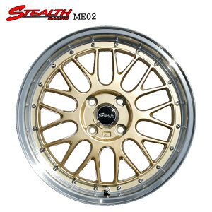  gXgWp XeX[VO ME-02 5.5J-16 +43 4H-100 Trust Japan STEALTH RACING ME-02 (16C`) 4H100 5.5J+43 (1{/2{/4{)