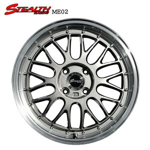  gXgWp XeX[VO ME-02 6J-16 +43 4H-100 Trust Japan STEALTH RACING ME-02 (16C`) 4H100 6J+43 (1{/2{/4{)