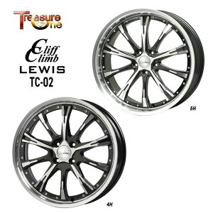  gW[ NtNC CX TC-02 4.5J-15 +43 4H-100 TreasureOne CliffClimb LEWIS TC02 (BKP) (15C`) 4H100 4.5J+43 (1{/2{/4{)