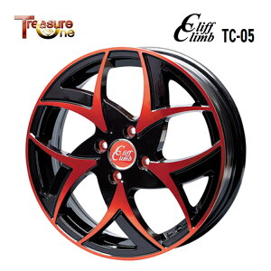 y}\ 11/11 01:59܂Łz gW[ NtNC TC-05 6.5J-17 +45 4H-100 TreasureOne CliffClimb TC-05 (BKPR) (17C`) 4H100 6.5J+45 (1{/2{/4{)