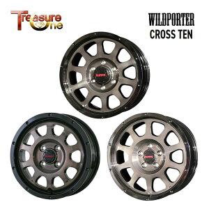 17�C���` 6H139.7 8J 8J+20 6�� ���C���h�|�[�^�[ CROSS TEN �z�C�[�� (1�{/2�{/4�{) �u���b�N�|���b�V���E�u���b�N�N���A(BKP/BKC) TreasureOne WILDPORTER CROSS TEN �������� �g���W���[����