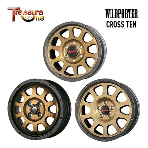 【10/24 20時〜 お買い物マラソン スタート】送料無料 トレジャーワン ワイルドポーター CROSS TEN 6J-15 +33 6H-139.7 TreasureOne WILDPORTER CROSS TEN (15インチ) 6H139.7 6J+33 (1本/2本/4本)