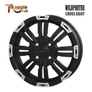 送料無料 トレジャーワン ワイルドポーター クロスエイト 4.5J-14 +45 4H-100 TreasureOne WILDPORTER CROSS EIGHT (14インチ) 4H100 4.5J+45 (1本/2本/4本)