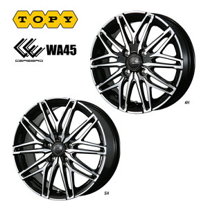 18�C���` 5H114.3 7.5J 7.5J+48 5�� �Z���u�� WA45 �z�C�[�� (1�{/2�{/4�{) �u���b�N�|���b�V�� TOPY CEREBRO WA45 �������� TOPY
