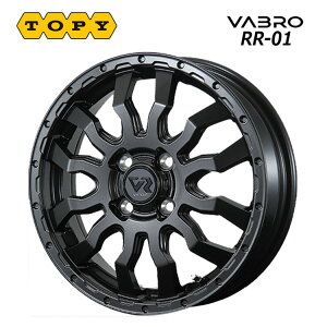 送料無料 トピー ヴァブロ RR-01 4.5J-15 +45 4H-100 TOPY VABRO RR-01 (GM) (15インチ) 4H100 4.5J+45 (1本/2本/4本)