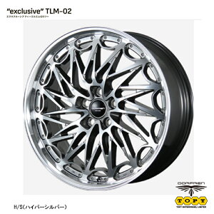 送料無料 トピー エクスクルーシブ ティーエルエムゼロツー 8J-19 +40 5H-120 TOPY DORFREN exclusive TLM-02 (19インチ) 5H120 8J+40 (1本/2本/4本)