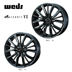 【10/24 20時〜 お買い物マラソン スタート】送料無料 ウェッズ レオニス VX 8J-19 +38 5H-114.3 新品 weds LEONIS VX (19インチ) 5H114.3 8J+38 (1本/2本/4本)