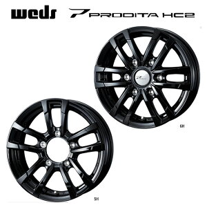  EFbY vfB[^[ HC2 5.5J-16 +22 5H-139.7 Vi weds PRODITA HC2 BK (16C`) 5H139.7 5.5J+22 (1{/2{/4{)