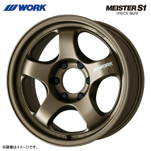 16�C���` 5H139.7 5.5J 5.5J+20 5�� �}�C�X�^�[ S1 �����s�[�X SUV �z�C�[�� (1�{/2�{/4�{) �A�b�V���h�`�^�� WORK MEISTER S1 1PIECE SUV �������� ���[�N
