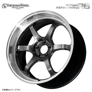 18�C���` 5H112 8J 8J+48 5�� �A�h�o�����[�V���O R6 �z�C�[�� (1�{/2�{/4�{) �}�V�j���O���n�C�p�[�v���`�i�u���b�N�iMPB�j YOKOHAMA WHEEL ADVAN Racing R6 for European Cars �������� ���R�n�}�z�C�[��