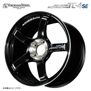 18�C���` 5H100 8J 8J+47 5�� �A�h�o�����[�V���O TC-4 SE �z�C�[�� (1�{/2�{/4�{) ���[�V���O�O���X�u���b�N���_�C�������h�J�b�g�iGBC�j YOKOHAMA WHEEL ADVAN Racing TC-4 SE �������� ���R�n�}�z�C�[��