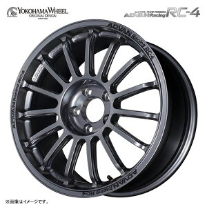 18�C���` 5H114.3 8.5J 8.5J+43 5�� �A�h�o�����[�V���O RC-4 �z�C�[�� (1�{/2�{/4�{) �����[�K�����^���b�N YOKOHAMA WHEEL ADVAN Racing RC-4 �������� ���R�n�}�z�C�[��