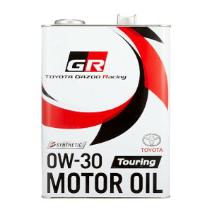 TOYOTA GAZOO Racing トヨタ純正 GR MOTOR OIL Touring 0W-30 4L エンジンオイル 品番：08880-12505
