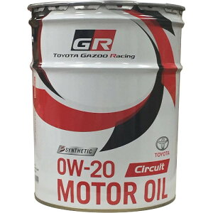 TOYOTA GAZOO Racing g^ GR MOTOR OIL Circuit 0W-20 20LGWIC iԁF08880-12403