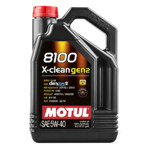 MOTUL i`[j8100 X-clean GEN2 (8100 GNXN[ WF2) 5W-40 5L