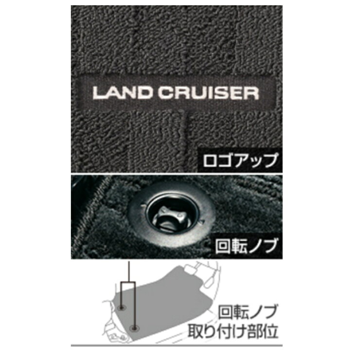 楽天市場】トヨタ純正 フロアマット セット ランクル250 