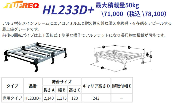 楽天市場】ルーフキャリア クリッパーバン U71V U72V クリッパー 
