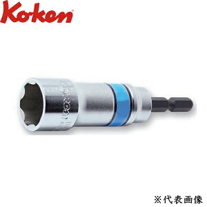 Ko-ken コーケン 1/4 6.35mm H サーフェイスセミディープリードソケット 13mm BD014XN-13SF